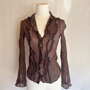 Suzane sheer blouse size 34
